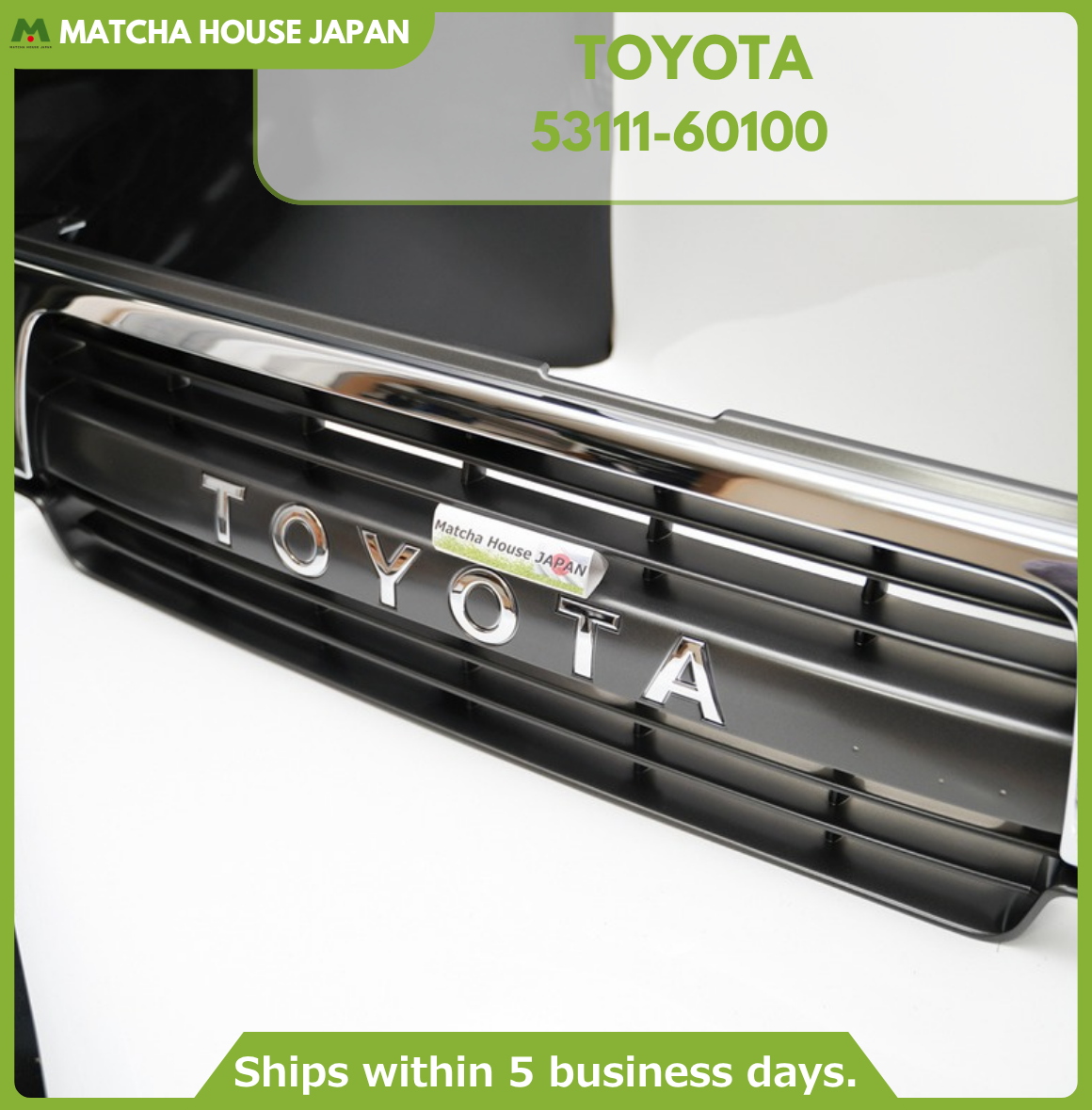 Toyota Genuine Land Cruiser 91-94 FZJ80 FJ80 Front Radiator Grille 53111-60100