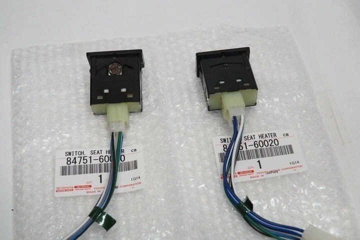 TOYOTA Genuine LAND CRUISER VAN FJ80 FZJ80 HDJ80 HZJ81 SEAT HEATER SWITCH Lh &Rh - Image 11