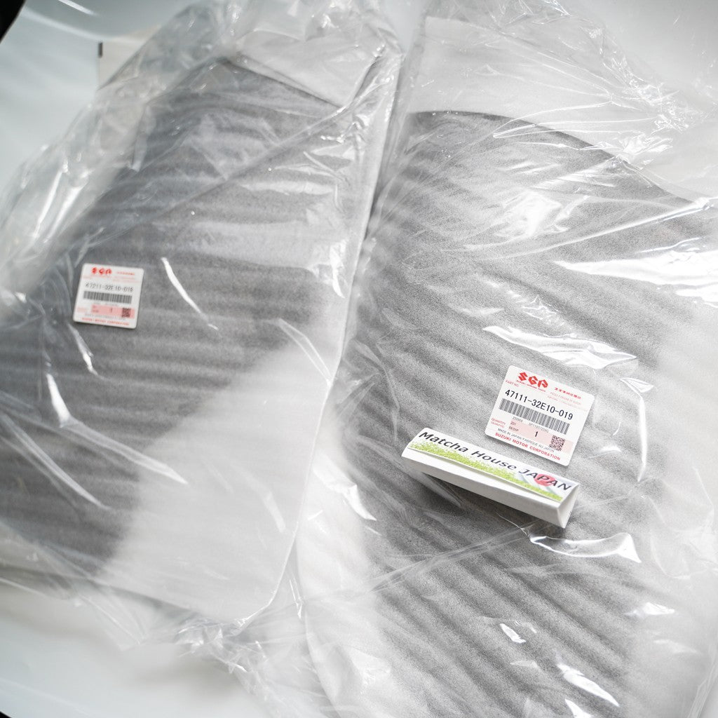SUZUKI DR650SE BLACK SIDE FRAME COVERS LH RH OEM LEFT RIGHT Set from Japan