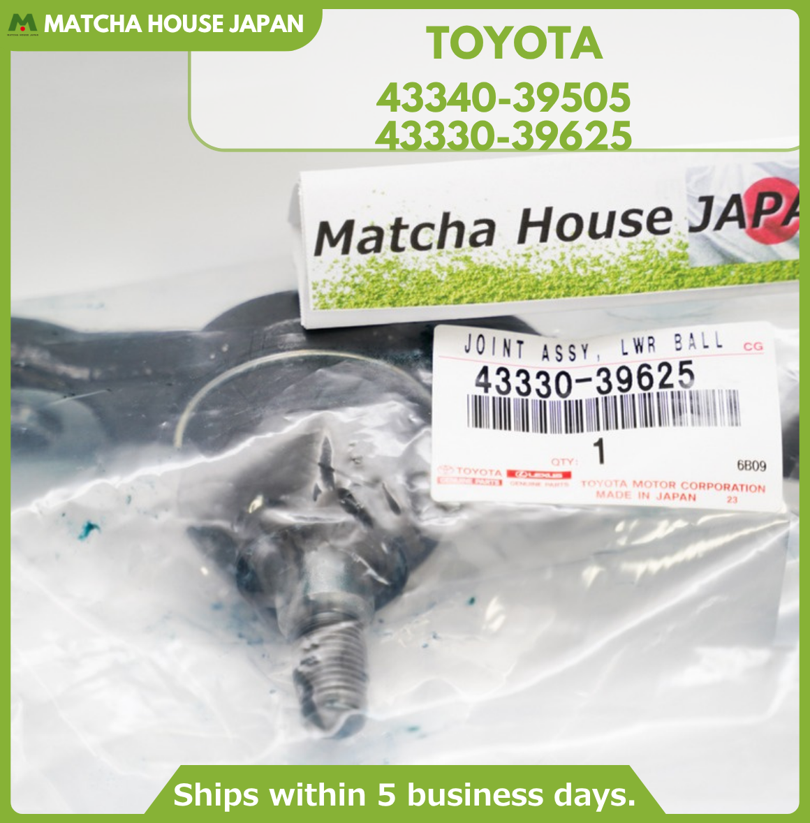 Toyota Lexus Genuine 43340-39505 43330-39625 Front Lower Ball Joint LH RH Joints - Image 9