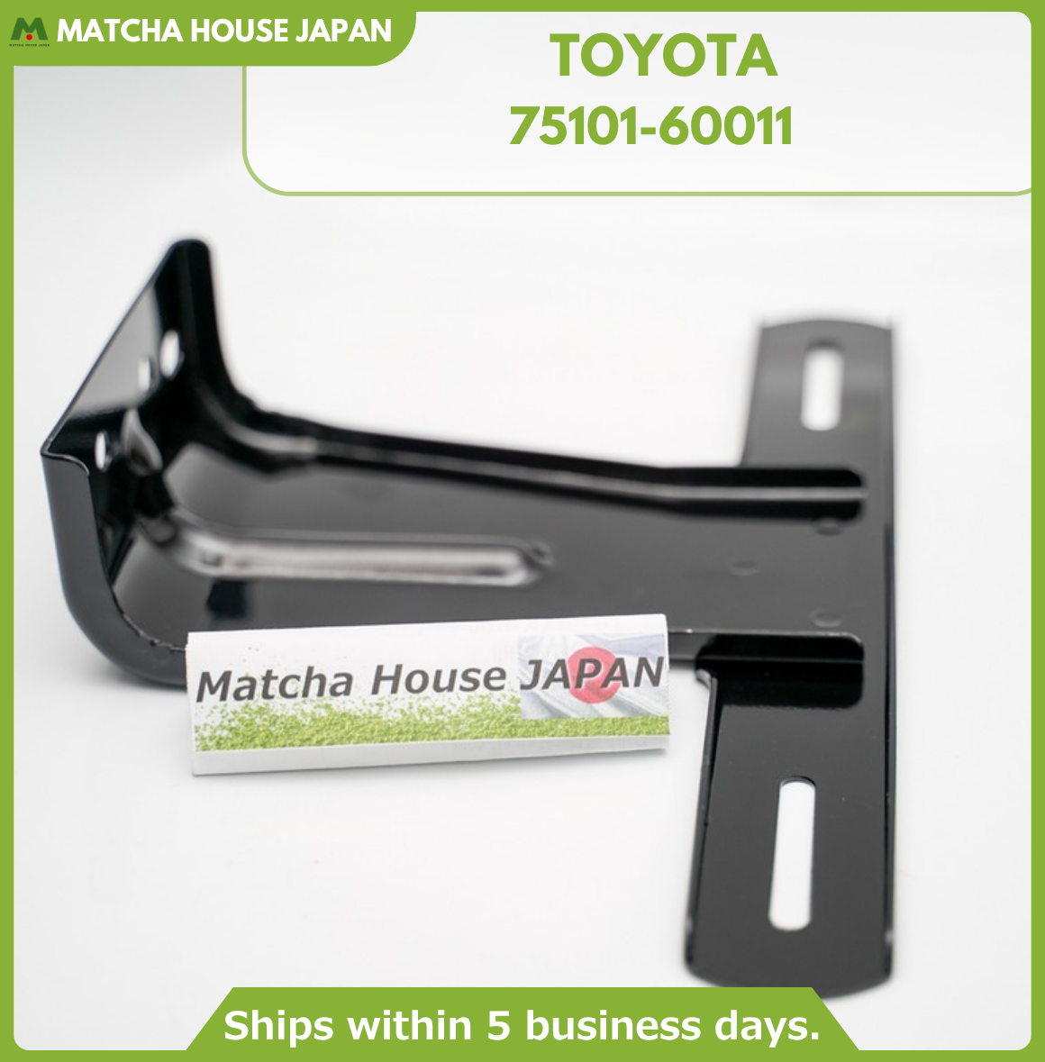 TOYOTA LAND CRUISER 69-86 FJ40 BJ40 FJ55 FRONT LICENSE PLATE Bracket 75101-60011 - Image 4