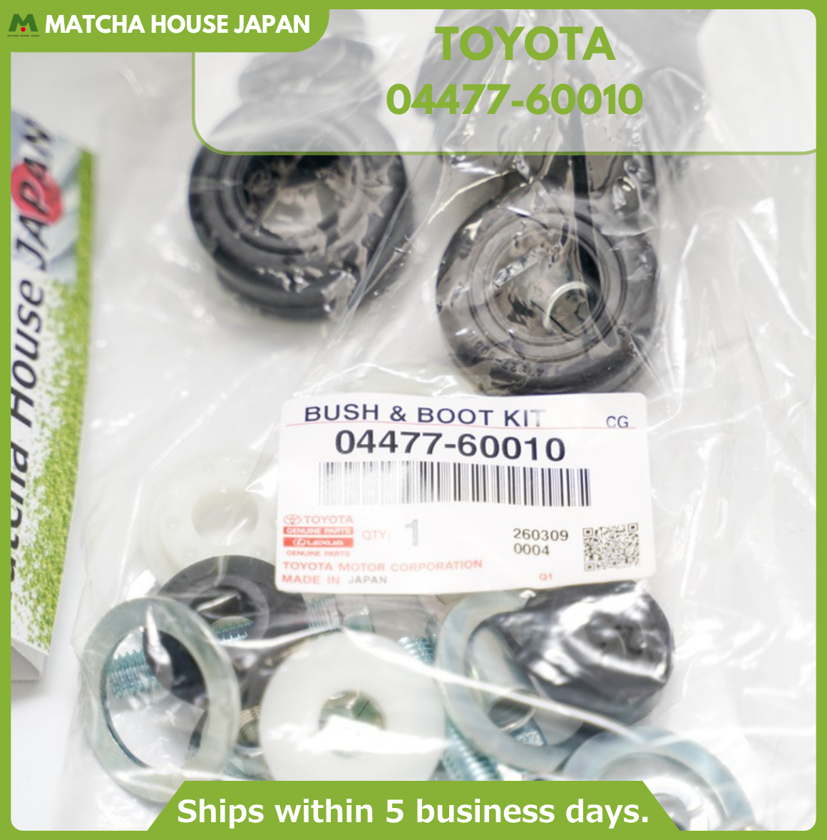 TOYOTA Genuine HILUX 2WD Load Sensing Spring Bush & Boot Kit 04477-60010 NEW - Image 3