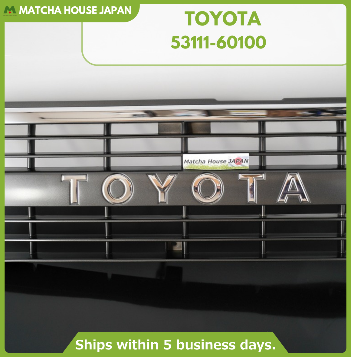 Toyota Genuine Land Cruiser 91-94 FZJ80 FJ80 Front Radiator Grille 53111-60100 - Image 9