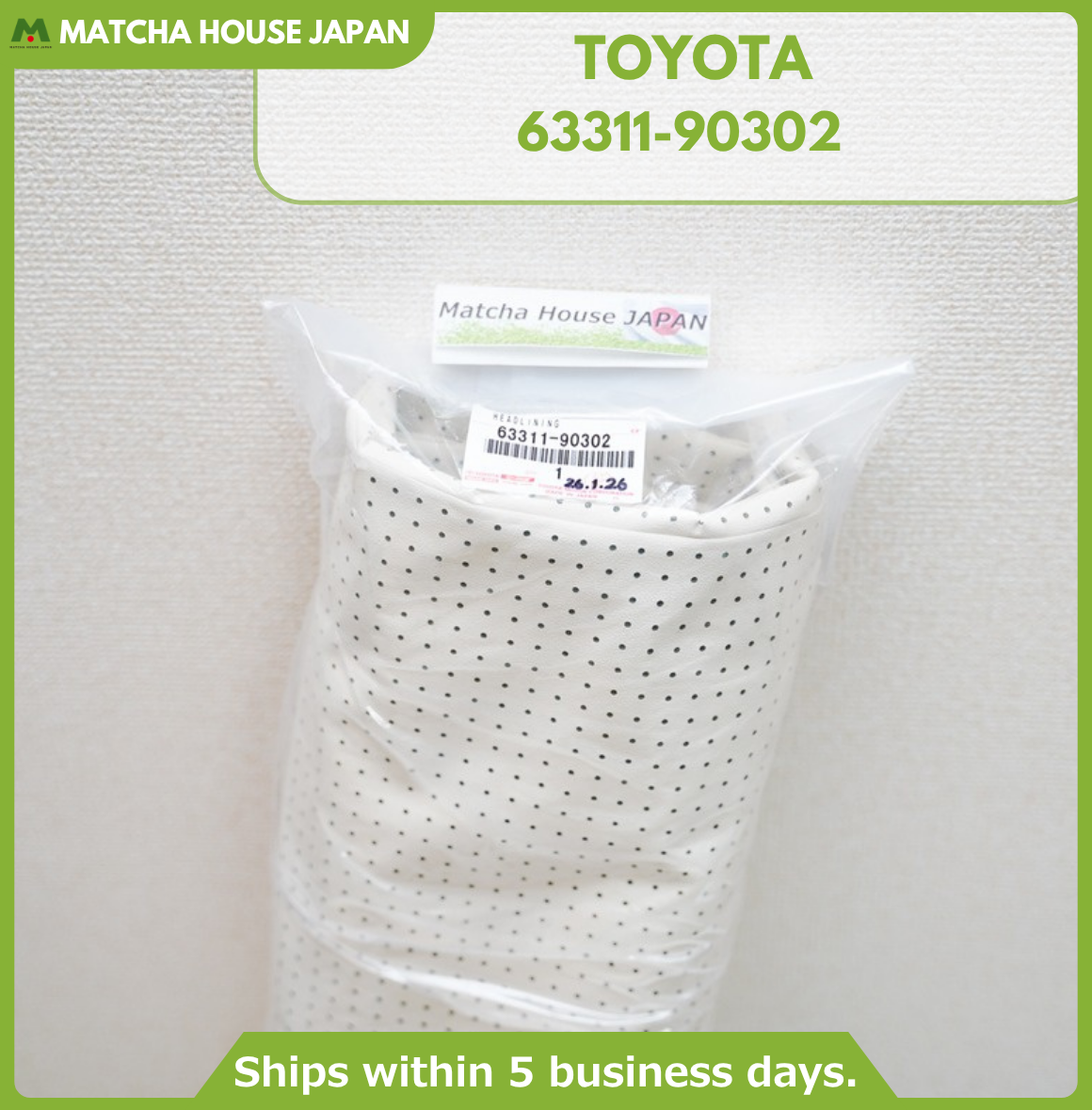 TOYOTA Genuine Land Cruiser BJ40 BJ42 FJ40 Roof Headliner Headlining 63311-90302 - Image 3