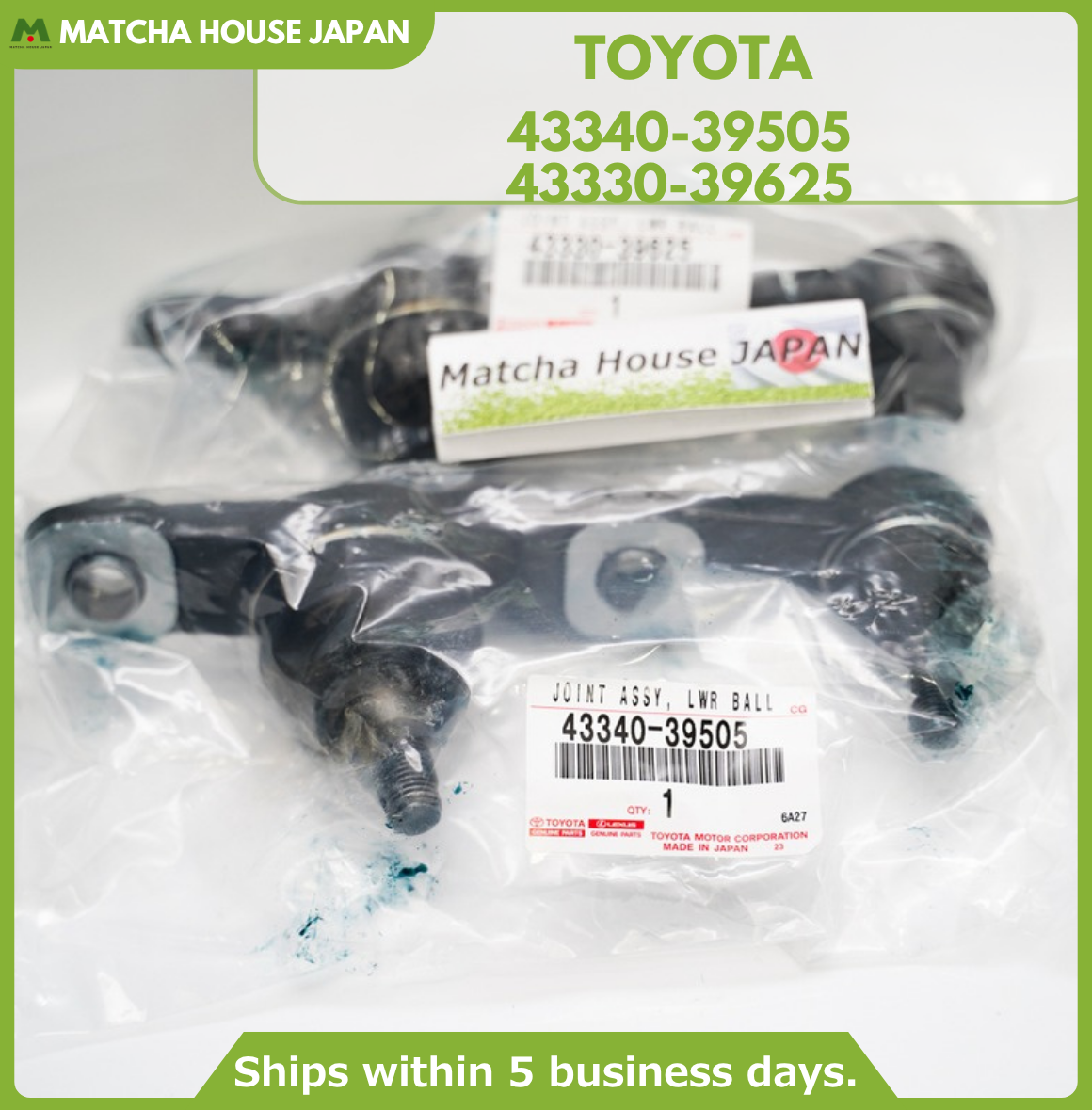 Toyota Lexus Genuine 43340-39505 43330-39625 Front Lower Ball Joint LH RH Joints - Image 2