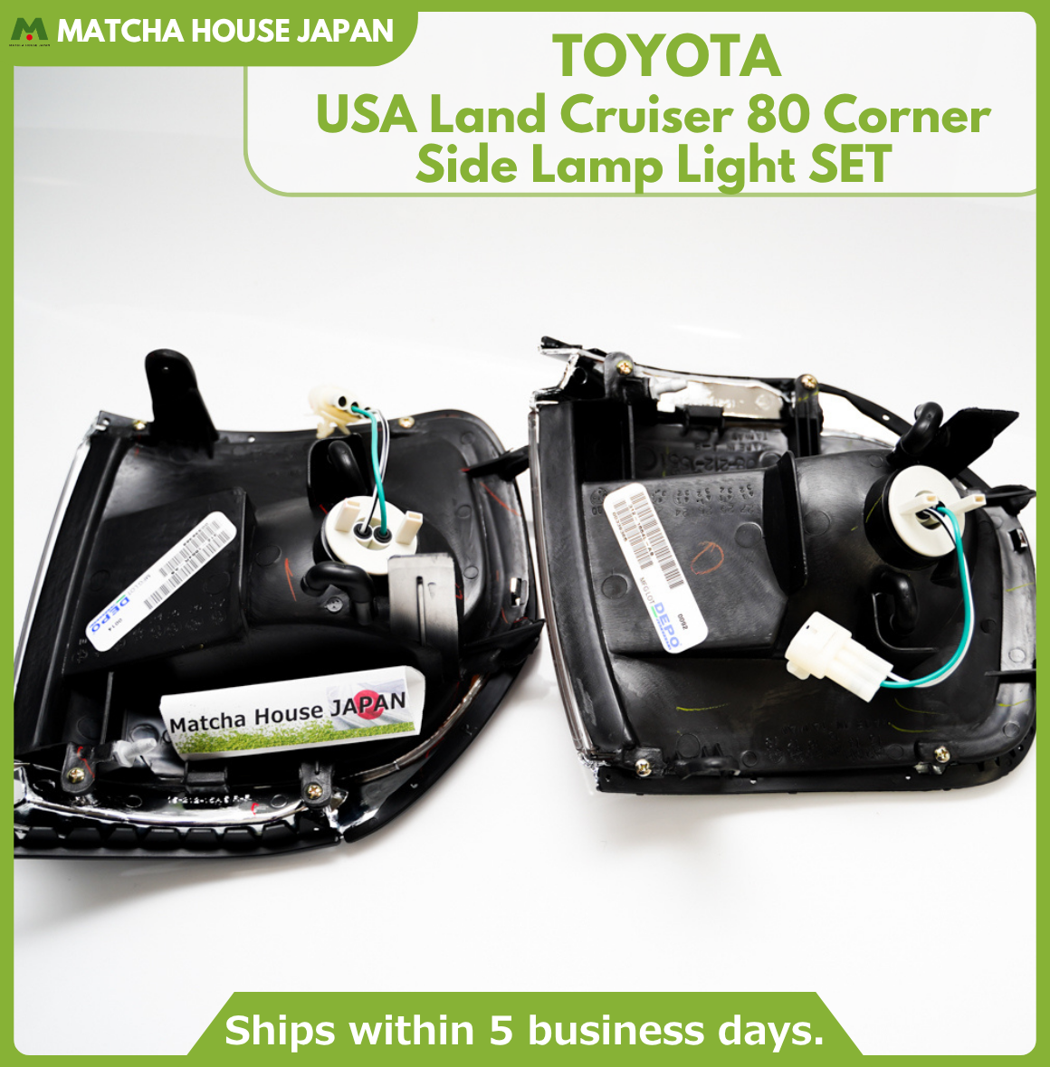 USA Land Cruiser 80 Corner Side Lamp Light SET FJ80G FZJ80G HZJ81V HDJ81V LX450 - Image 4