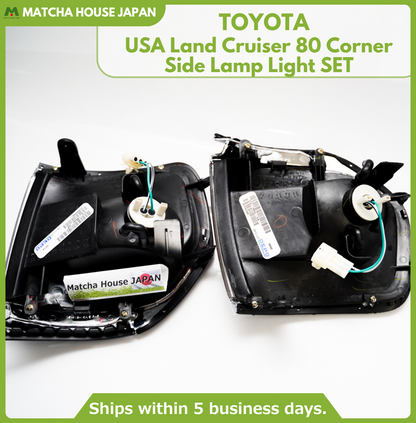 USA Land Cruiser 80 Corner Side Lamp Light SET FJ80G FZJ80G HZJ81V HDJ81V LX450 - Image 4