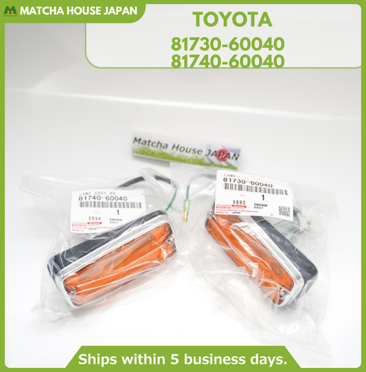 TOYOTA Genuine Land Cruiser FJ40 FJ43 FJ45 Side Turn Signal Marker Lamp Lens SET