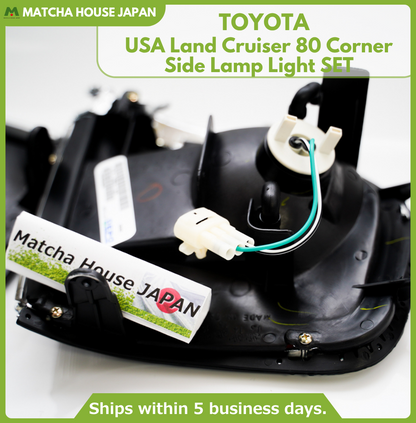USA Land Cruiser 80 Corner Side Lamp Light SET FJ80G FZJ80G HZJ81V HDJ81V LX450 - Image 9