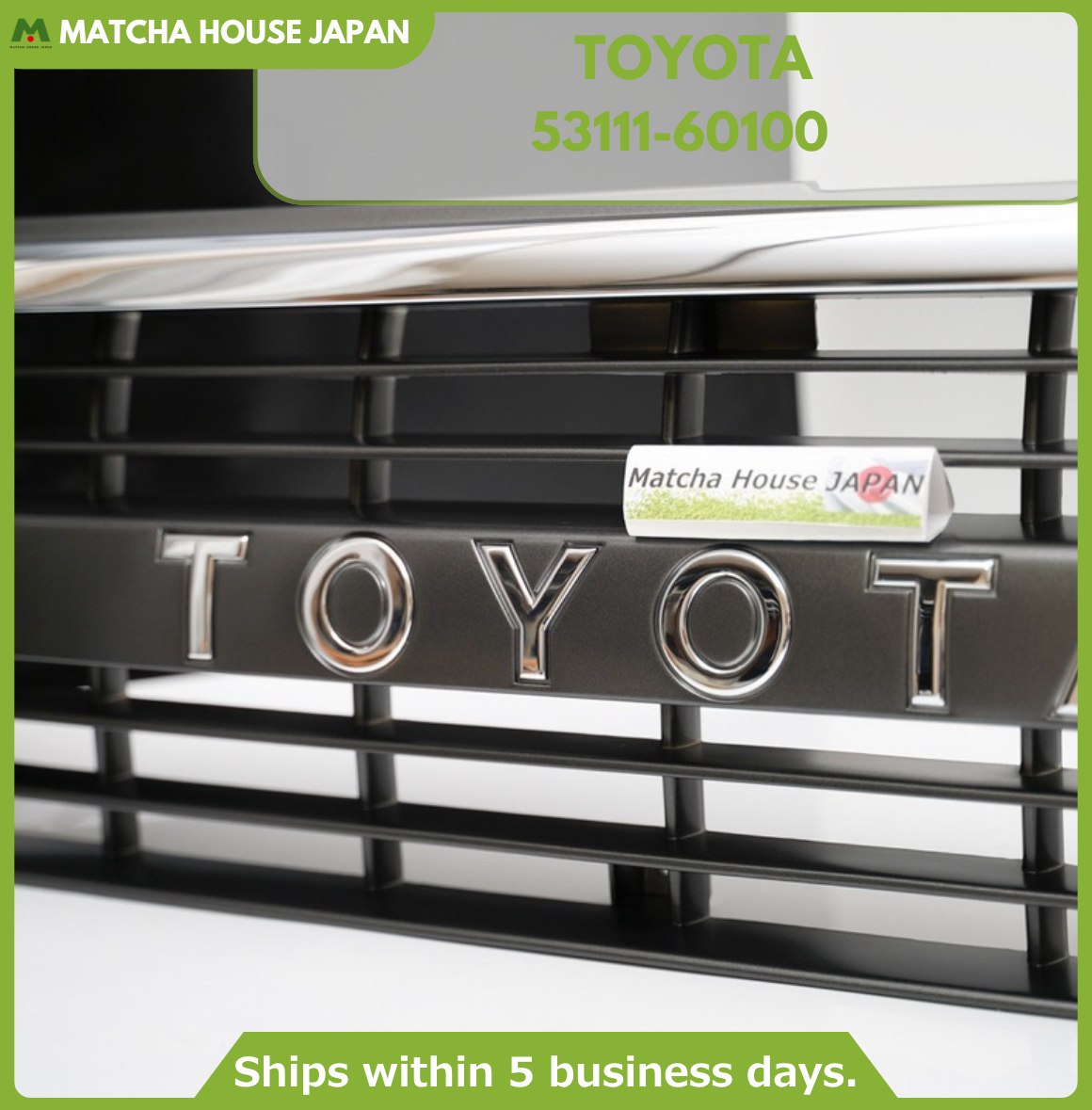 Toyota Genuine Land Cruiser 91-94 FZJ80 FJ80 Front Radiator Grille 53111-60100 - Image 3