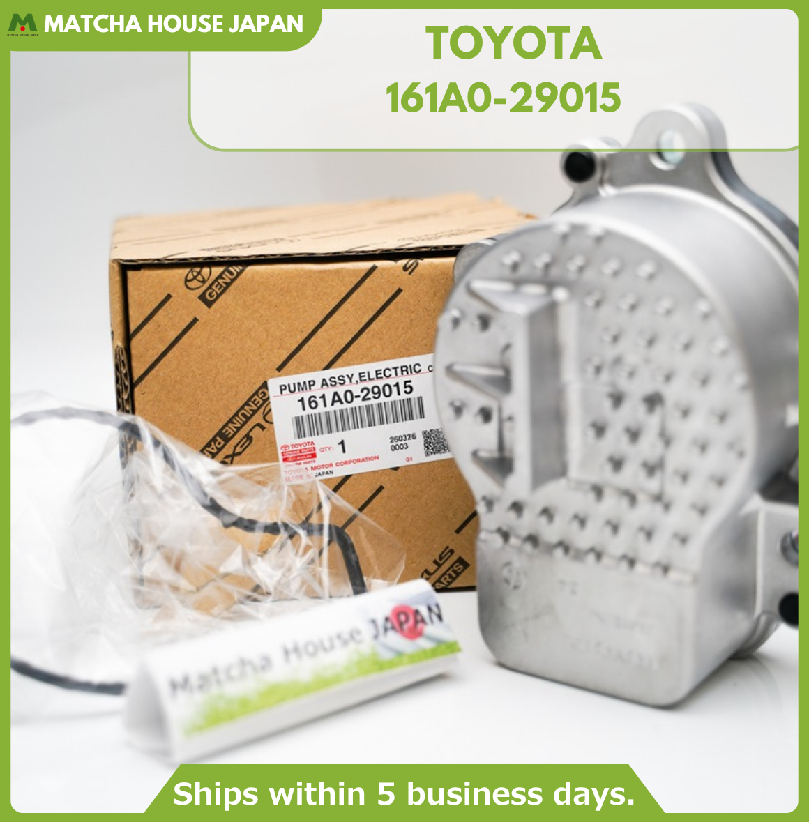TOYOTA GENUINE 1.8L 1.5 Prius V/C LEXUS CT200H Electric Water Pump 161A0-29015 - Image 3