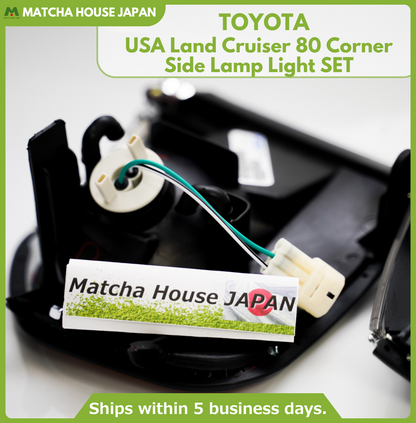 USA Land Cruiser 80 Corner Side Lamp Light SET FJ80G FZJ80G HZJ81V HDJ81V LX450 - Image 8