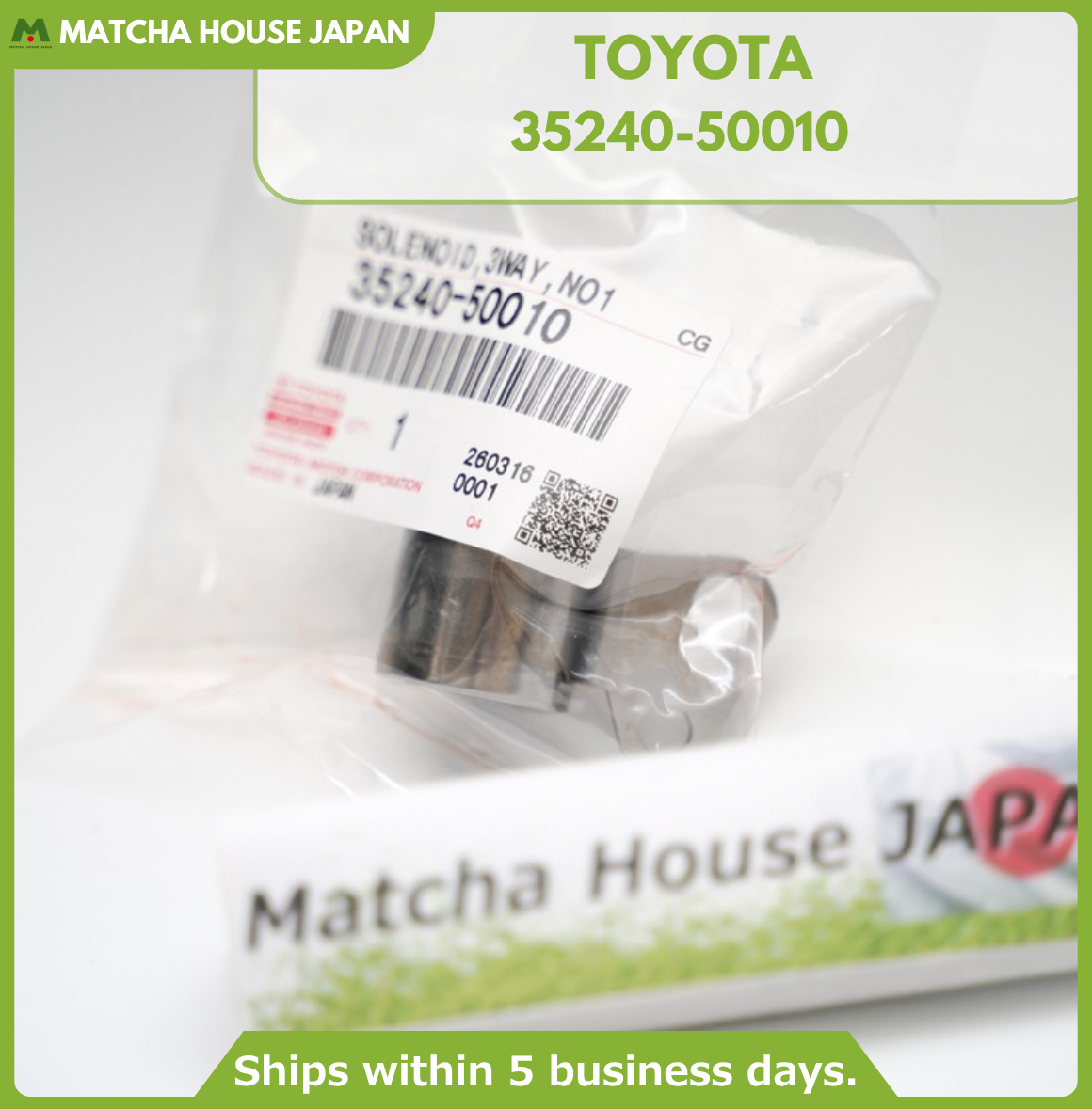 Toyota Lexus Genuine  MARK II A/Transmission A650E Solenoid S1 Denso 35240-50010 - Image 2