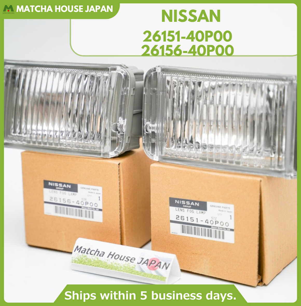 NISSAN FAIRLADY Z32 300ZX Fog Light Lamp ASSY Set 26151-40P00 26156-40P00 OEM - Image 2