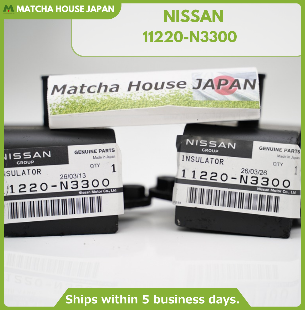 Nissan Genuine Datsun 240Z 260Z 280Z Engine Rubber Mount Set of 2 11220-N3300 ×2 - Image 2