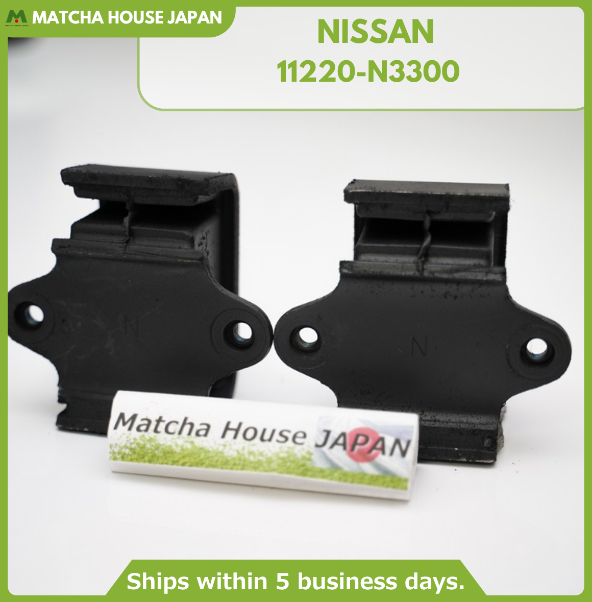 Nissan Genuine Datsun 240Z 260Z 280Z Engine Rubber Mount Set of 2 11220-N3300 ×2 - Image 7