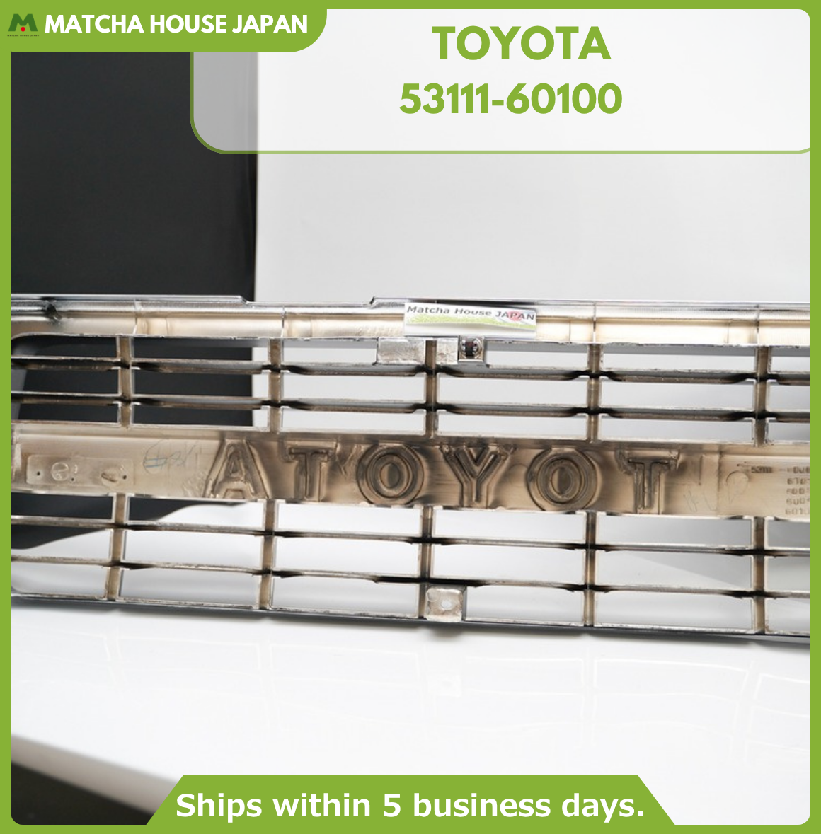 Toyota Genuine Land Cruiser 91-94 FZJ80 FJ80 Front Radiator Grille 53111-60100 - Image 5