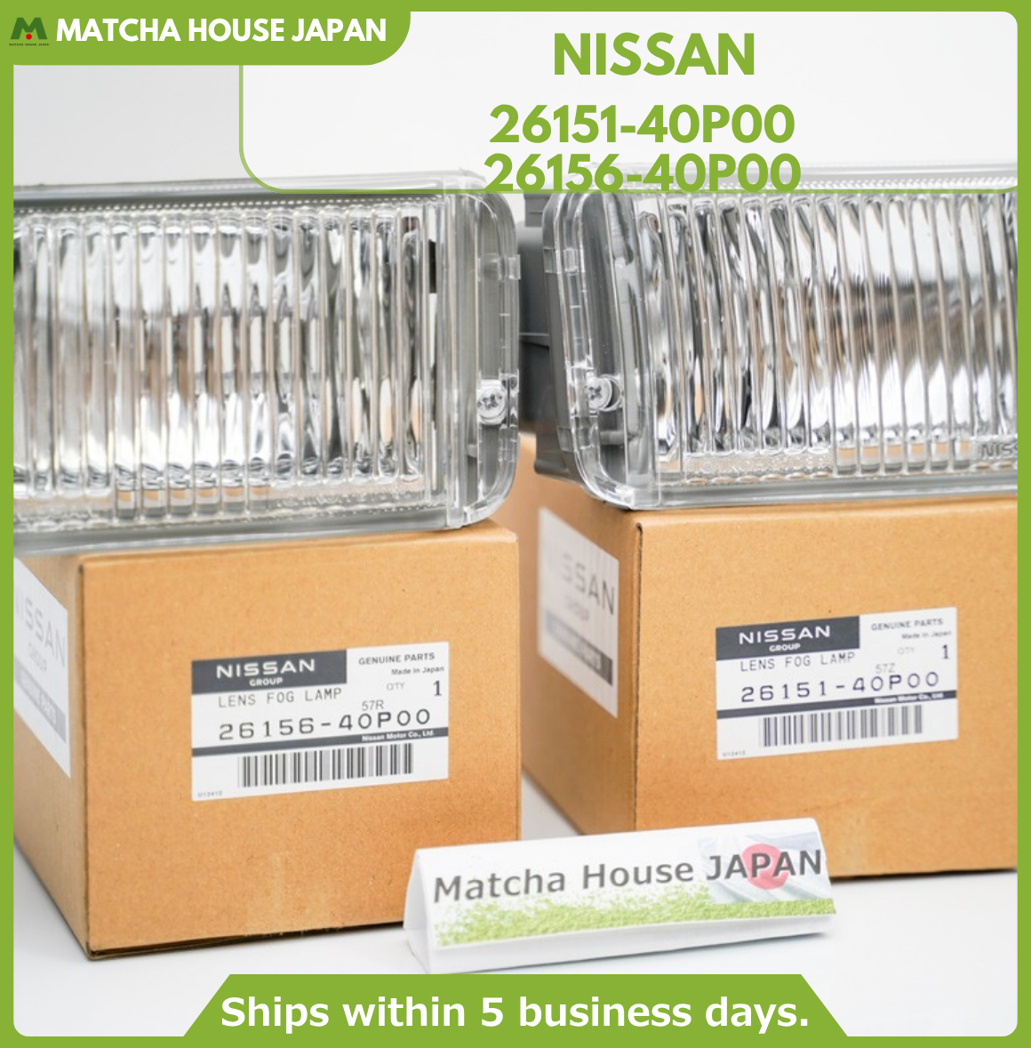 NISSAN FAIRLADY Z32 300ZX Fog Light Lamp ASSY Set 26151-40P00 26156-40P00 OEM - Image 3