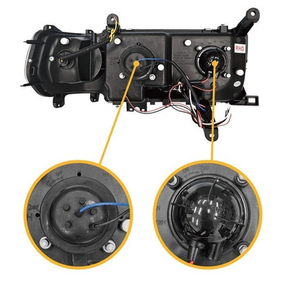 Land Cruiser RHD 80 FJ80G FZJ80G HDJ81V HZJ81V LED Headlight Rh & Lh lights Lamp - Image 24