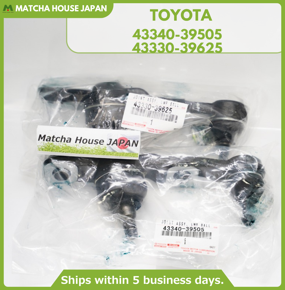 Toyota Lexus Genuine 43340-39505 43330-39625 Front Lower Ball Joint LH RH Joints