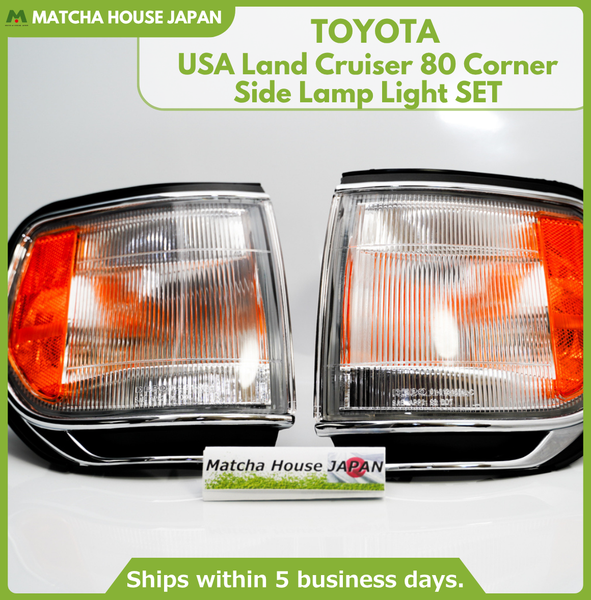 USA Land Cruiser 80 Corner Side Lamp Light SET FJ80G FZJ80G HZJ81V HDJ81V LX450