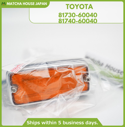 TOYOTA Genuine Land Cruiser FJ40 FJ43 FJ45 Side Turn Signal Marker Lamp Lens SET - Image 5