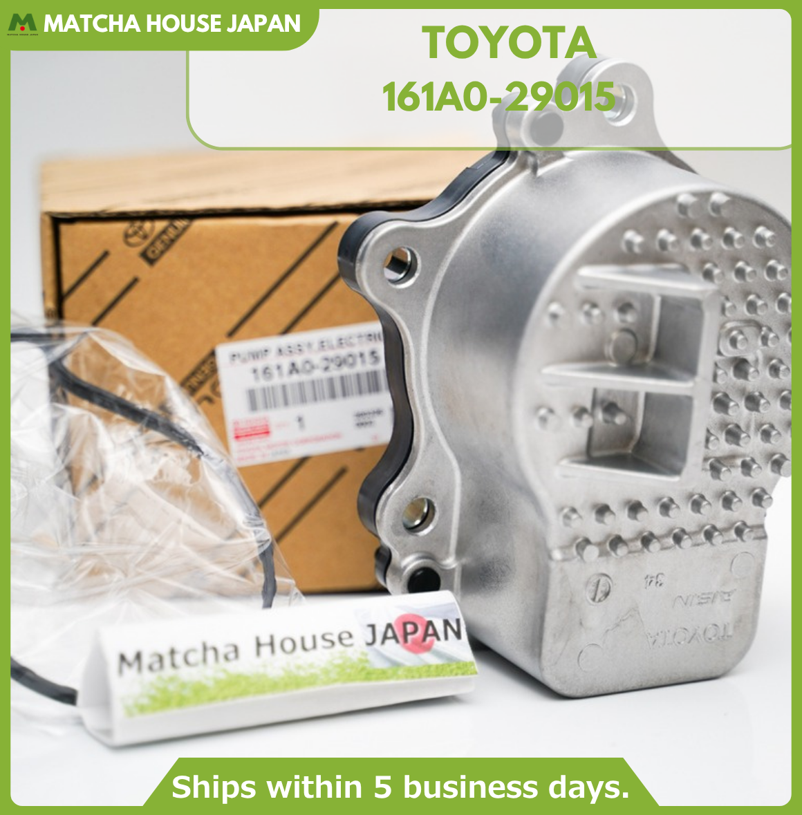 TOYOTA GENUINE 1.8L 1.5 Prius V/C LEXUS CT200H Electric Water Pump 161A0-29015 - Image 6