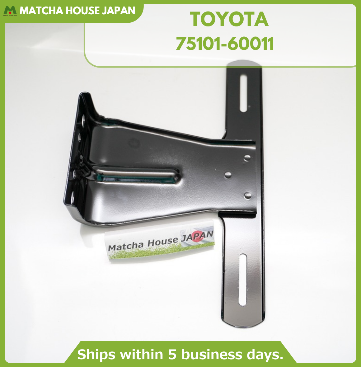 TOYOTA LAND CRUISER 69-86 FJ40 BJ40 FJ55 FRONT LICENSE PLATE Bracket 75101-60011 - Image 3