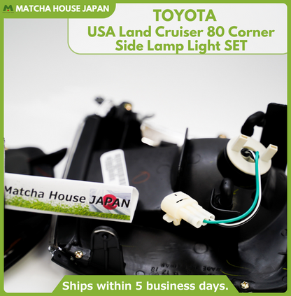 USA Land Cruiser 80 Corner Side Lamp Light SET FJ80G FZJ80G HZJ81V HDJ81V LX450 - Image 6