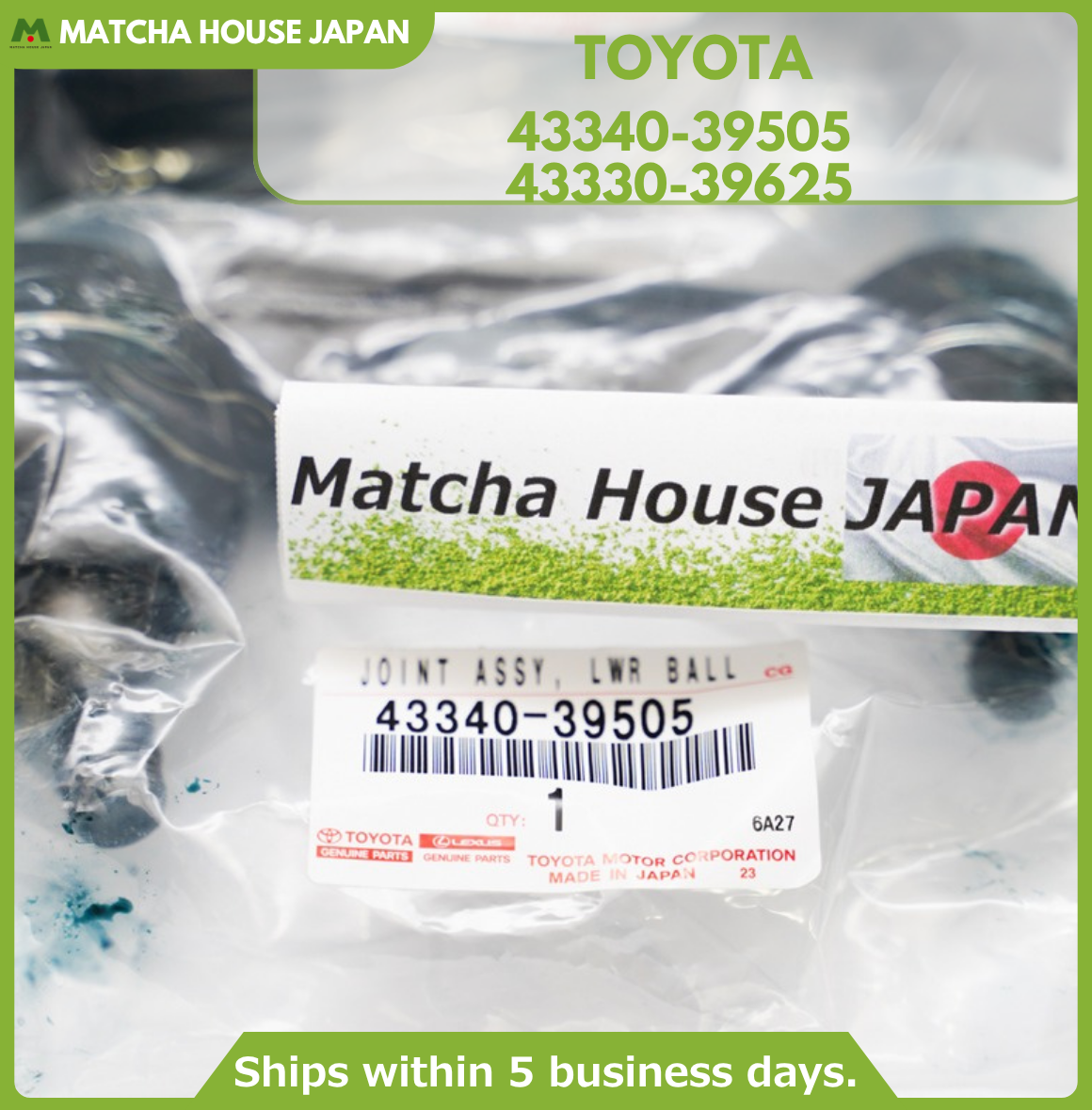 Toyota Lexus Genuine 43340-39505 43330-39625 Front Lower Ball Joint LH RH Joints - Image 3