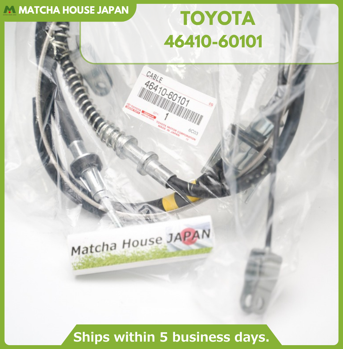Toyota Land Cruiser 60 Series Parking Brake Cable OEM 46410-60101 - Image 4