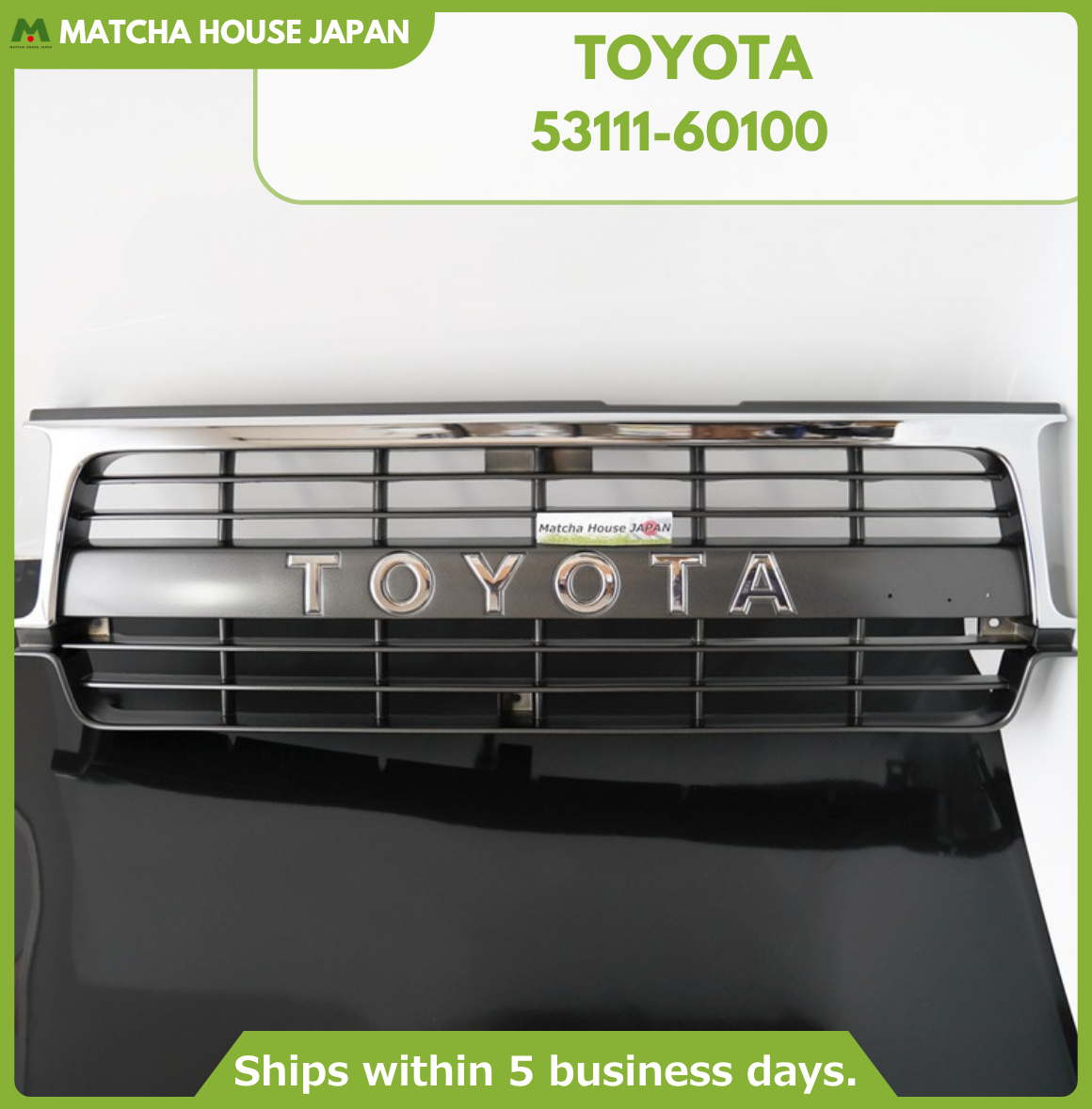 Toyota Genuine Land Cruiser 91-94 FZJ80 FJ80 Front Radiator Grille 53111-60100 - Image 8
