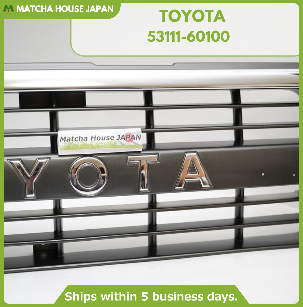 Toyota Genuine Land Cruiser 91-94 FZJ80 FJ80 Front Radiator Grille 53111-60100 - Image 4