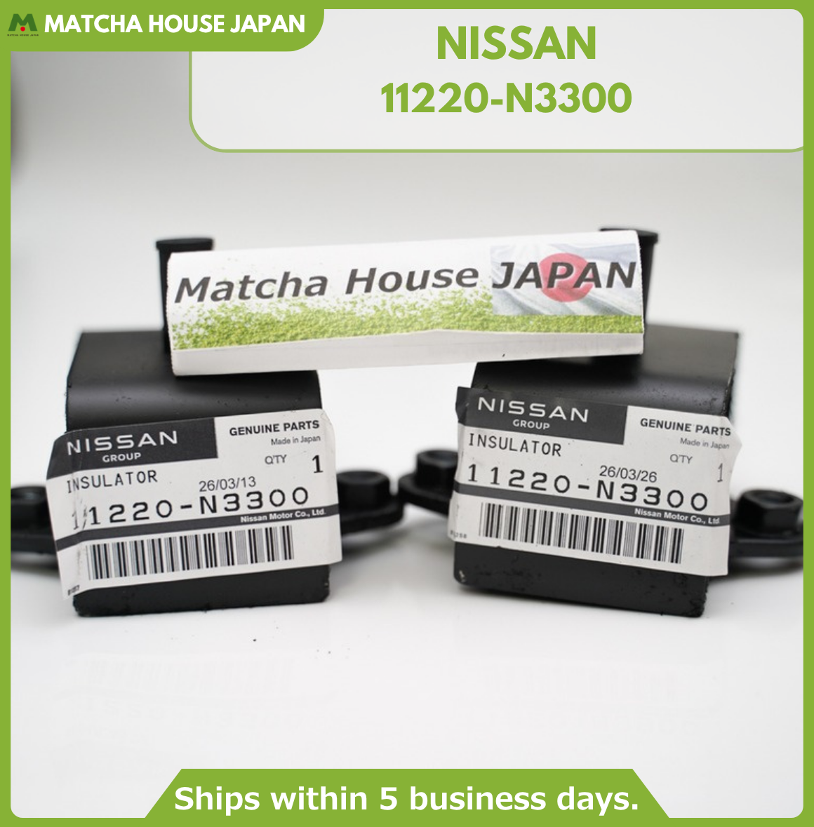 Nissan Genuine Datsun 240Z 260Z 280Z Engine Rubber Mount Set of 2 11220-N3300 ×2