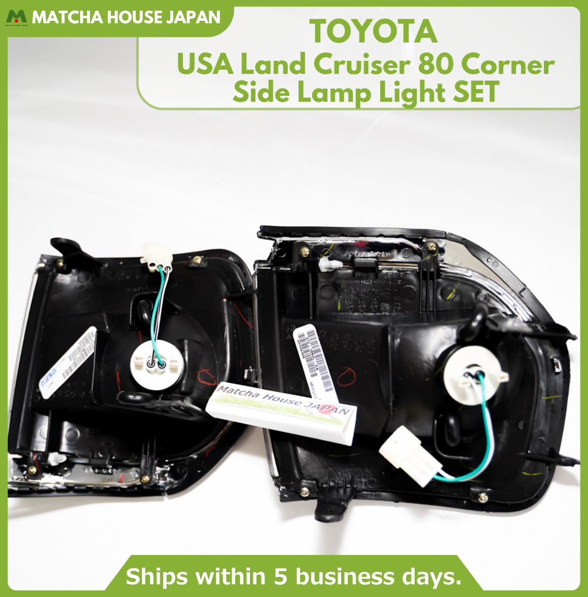 USA Land Cruiser 80 Corner Side Lamp Light SET FJ80G FZJ80G HZJ81V HDJ81V LX450 - Image 5