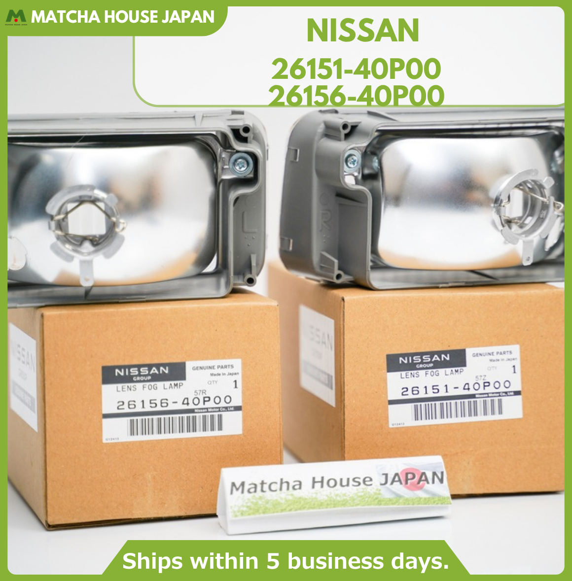 NISSAN FAIRLADY Z32 300ZX Fog Light Lamp ASSY Set 26151-40P00 26156-40P00 OEM - Image 6
