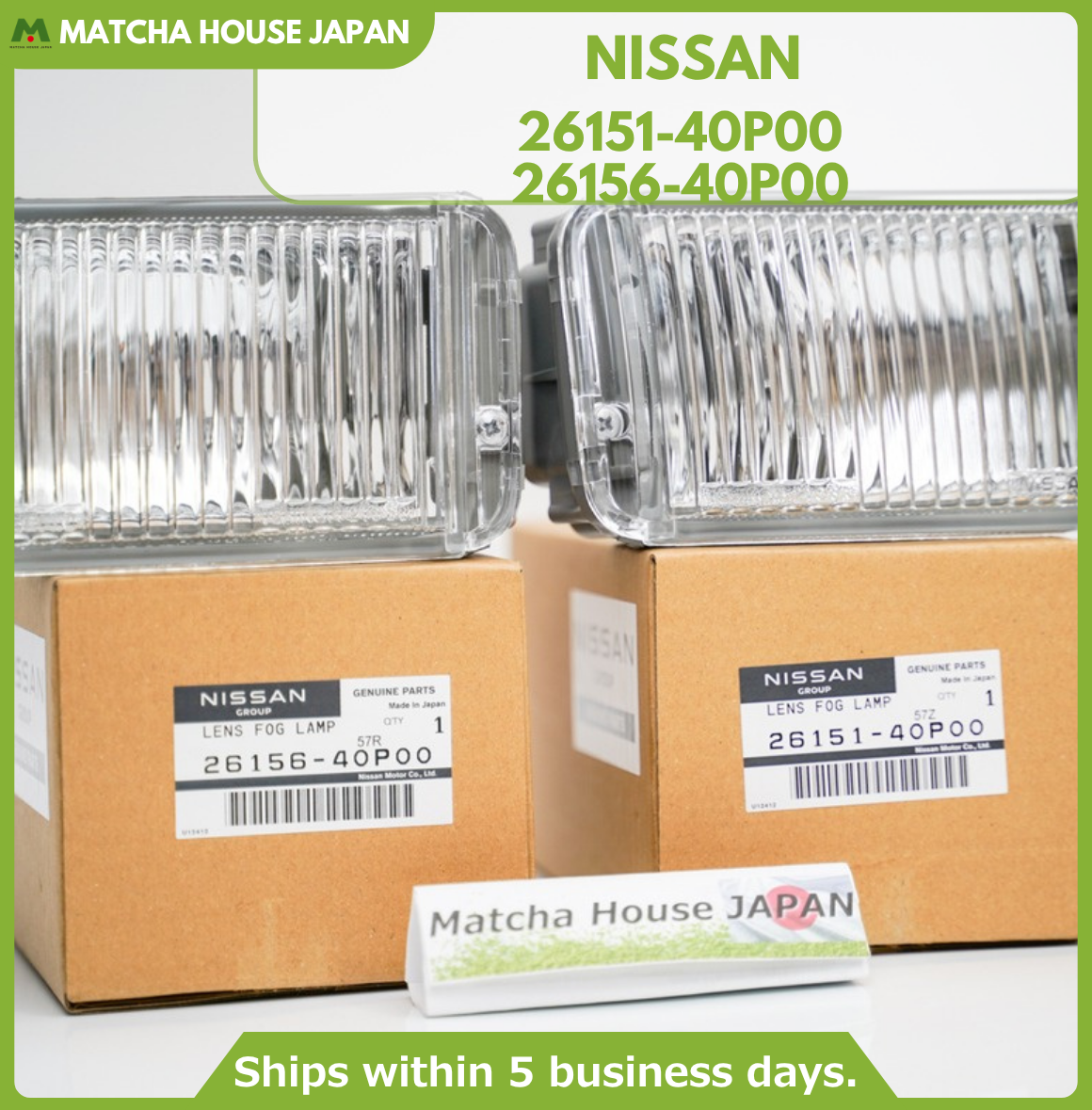 NISSAN FAIRLADY Z32 300ZX Fog Light Lamp ASSY Set 26151-40P00 26156-40P00 OEM - Image 4