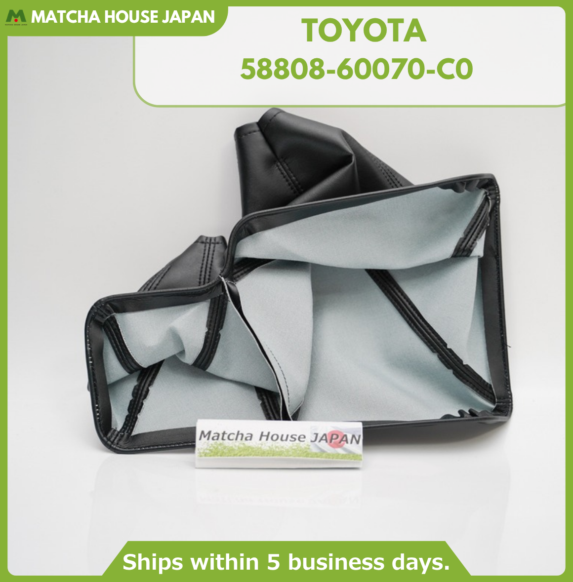 Toyota Genuine Land Cruiser FZJ80 Manual Shift Lever Boot Cover 58808-60070-C0 - Image 5