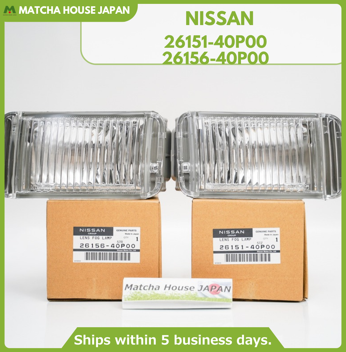 NISSAN FAIRLADY Z32 300ZX Fog Light Lamp ASSY Set 26151-40P00 26156-40P00 OEM