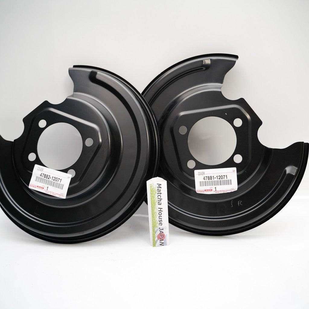 Toyota OEM Cover Sub₋Assy, Disc Brake Dust, Rear RH LH 47881-12071 47882-12071